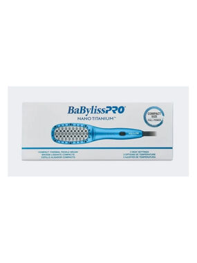 NEW BaBylissPRO Nano Titanium Compact Thermal Paddle Brush